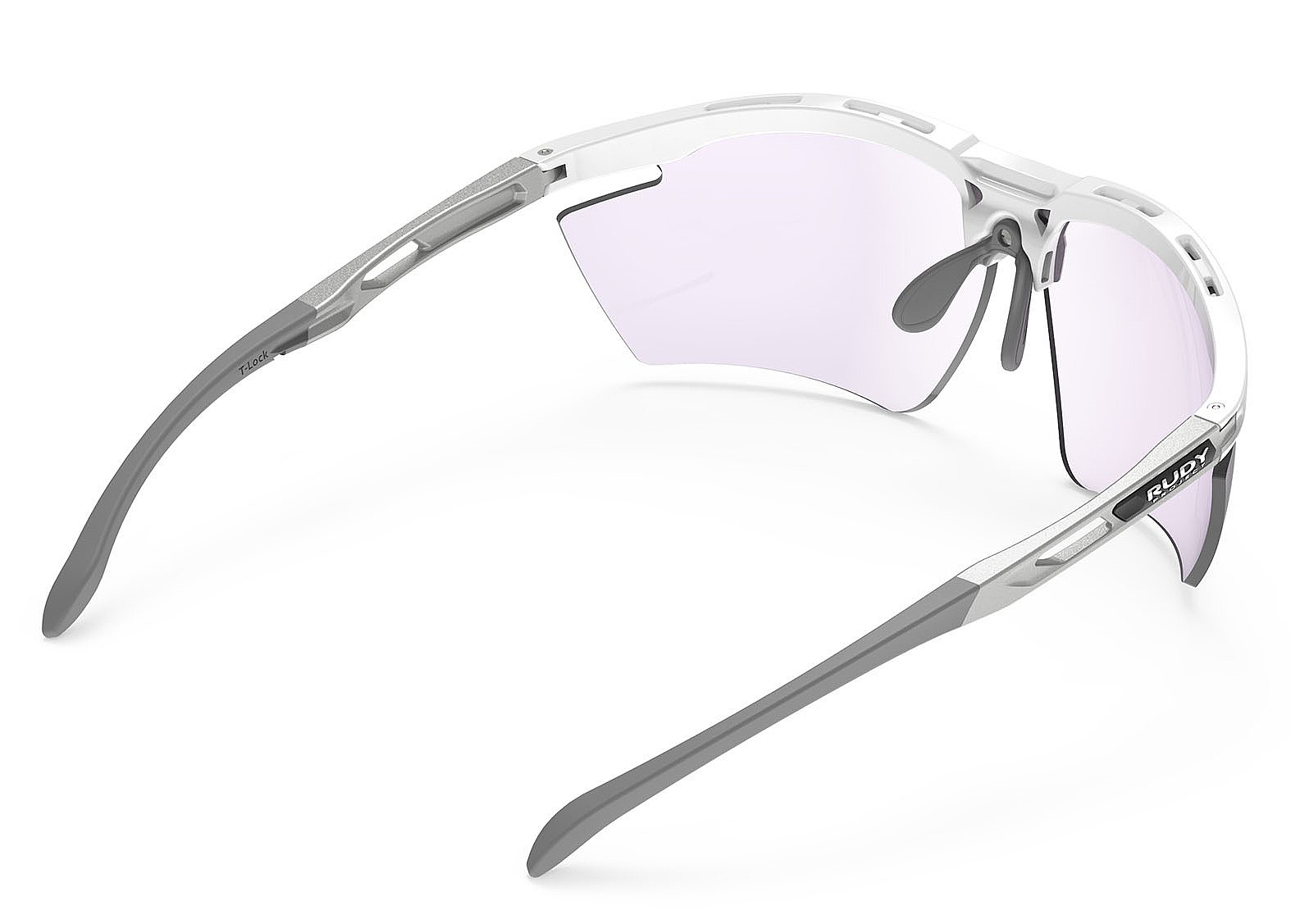 Brille Rudy Project Magnus - White Gloss/ImpactX/Photochromic 2 Laser Purple