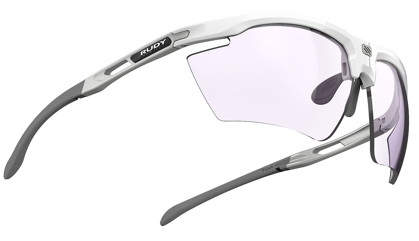 Brille Rudy Project Magnus - White Gloss/ImpactX/Photochromic 2 Laser Purple
