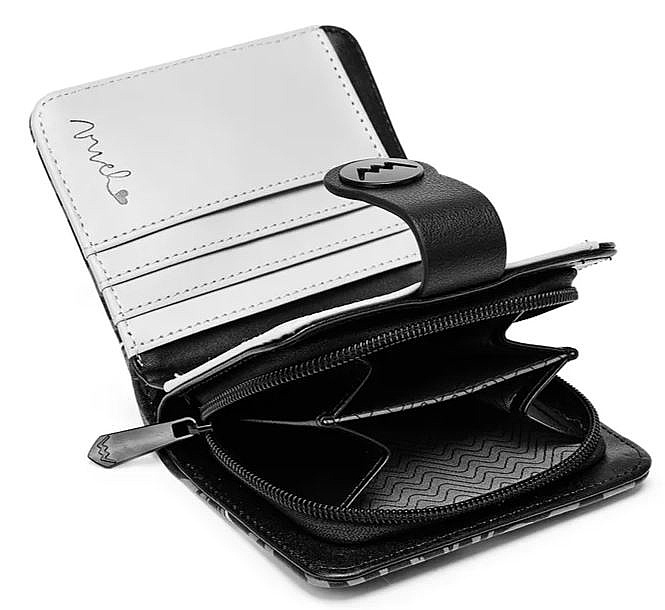 peněženka Vuch Pippa Mini Leaves - Black