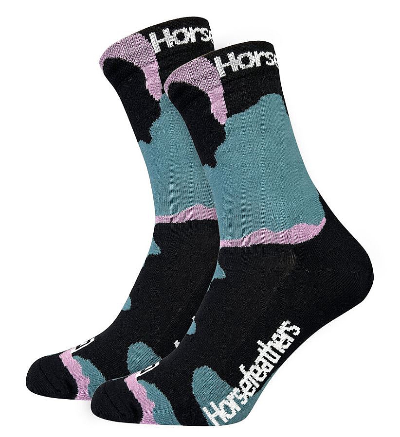 chaussettes Horsefeathers Camo - Blue Haze - women´s