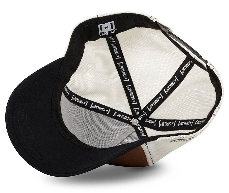 cap Capslab Effect Bamboo Finitions Premium Mona Trucker - Mona Gringa/Black/Brown - men´s