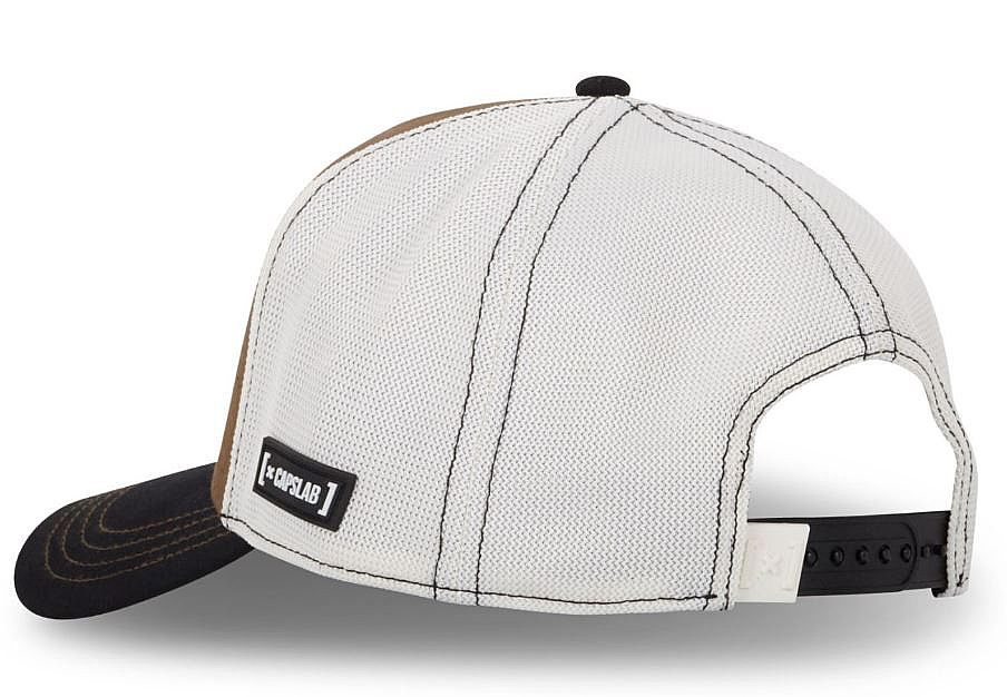 cap Capslab Effect Bamboo Finitions Premium Mona Trucker - Mona Gringa/Black/Brown - men´s
