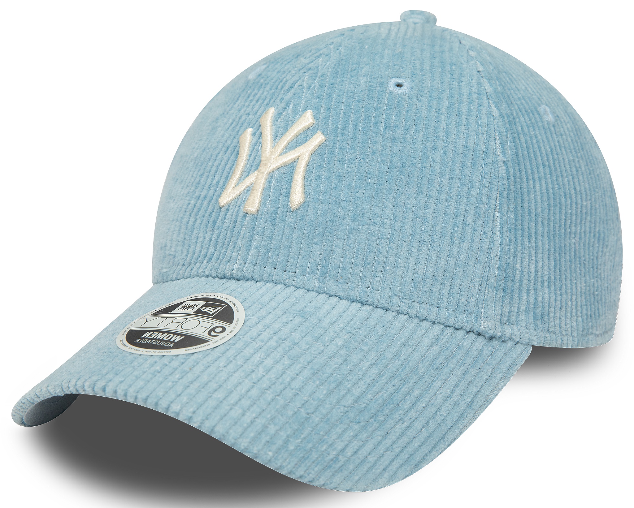 casquette New Era 9FO Cord MLB New York Yankees - Pastel Blue/Off White - women´s