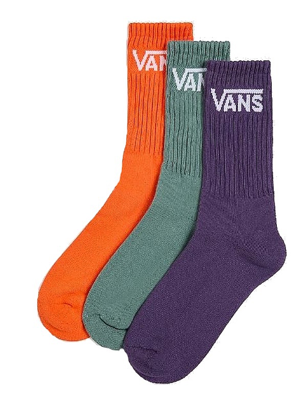 chaussettes Vans Classic Vans Crew 3 Pack - Flame - kid´s