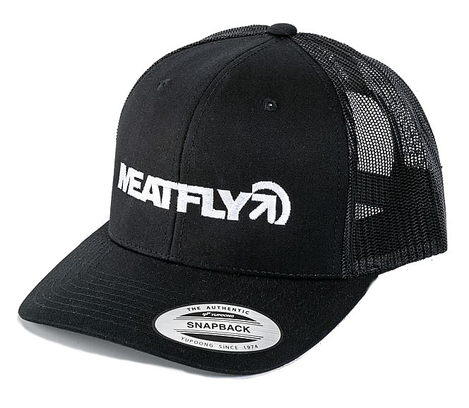 casquette Meatfly Rodie Trucker - Black