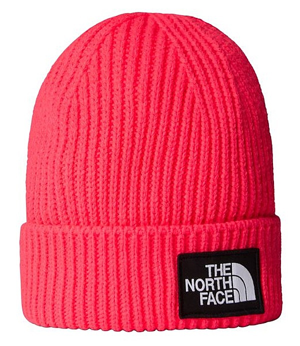 chapeau The North Face TNF Box Logo Cuffed - Radiant Poppy - unisex junior