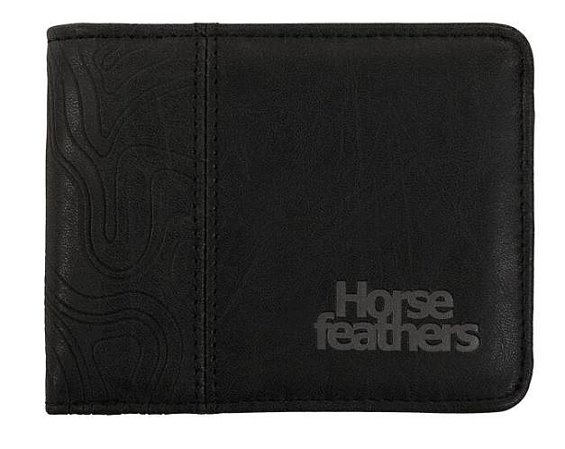 portefeuille Horsefeathers Pong - Black - men´s