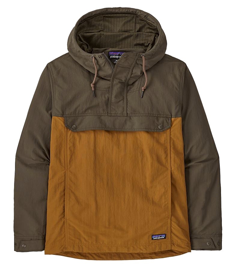 bunda Patagonia Isthmus Anorak - Shelter Brown