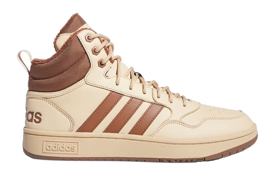 sapatos adidas Performance Hoops 3.0 Mid Wtr - Magic Beige/Preloved Brown/Preloved Brown - men´s
