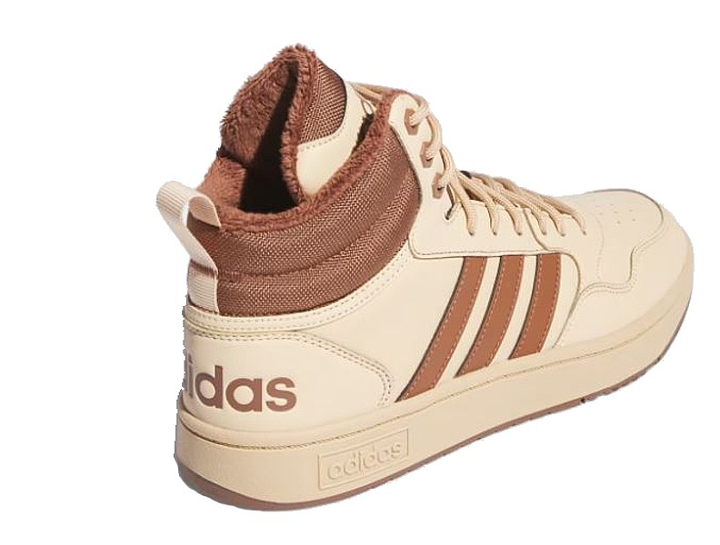 sapatos adidas Performance Hoops 3.0 Mid Wtr - Magic Beige/Preloved Brown/Preloved Brown - men´s