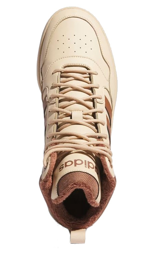 sapatos adidas Performance Hoops 3.0 Mid Wtr - Magic Beige/Preloved Brown/Preloved Brown - men´s