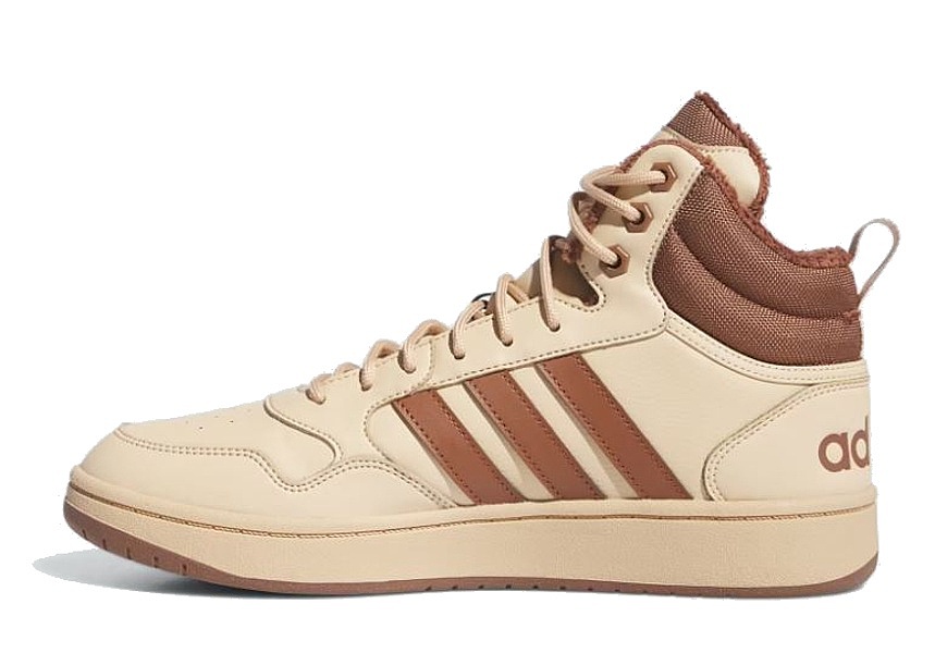 sapatos adidas Performance Hoops 3.0 Mid Wtr - Magic Beige/Preloved Brown/Preloved Brown - men´s