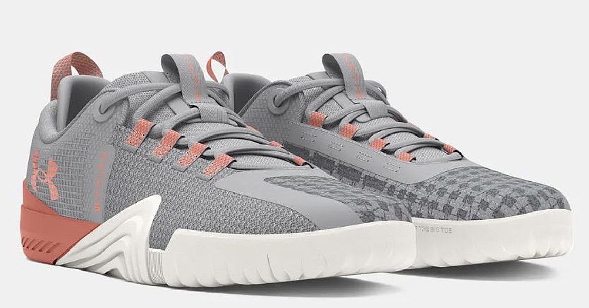 zapatos Under Armour TriBase Reign 6 - Titan Gray/Canyon Pink/Flare Orange - women´s