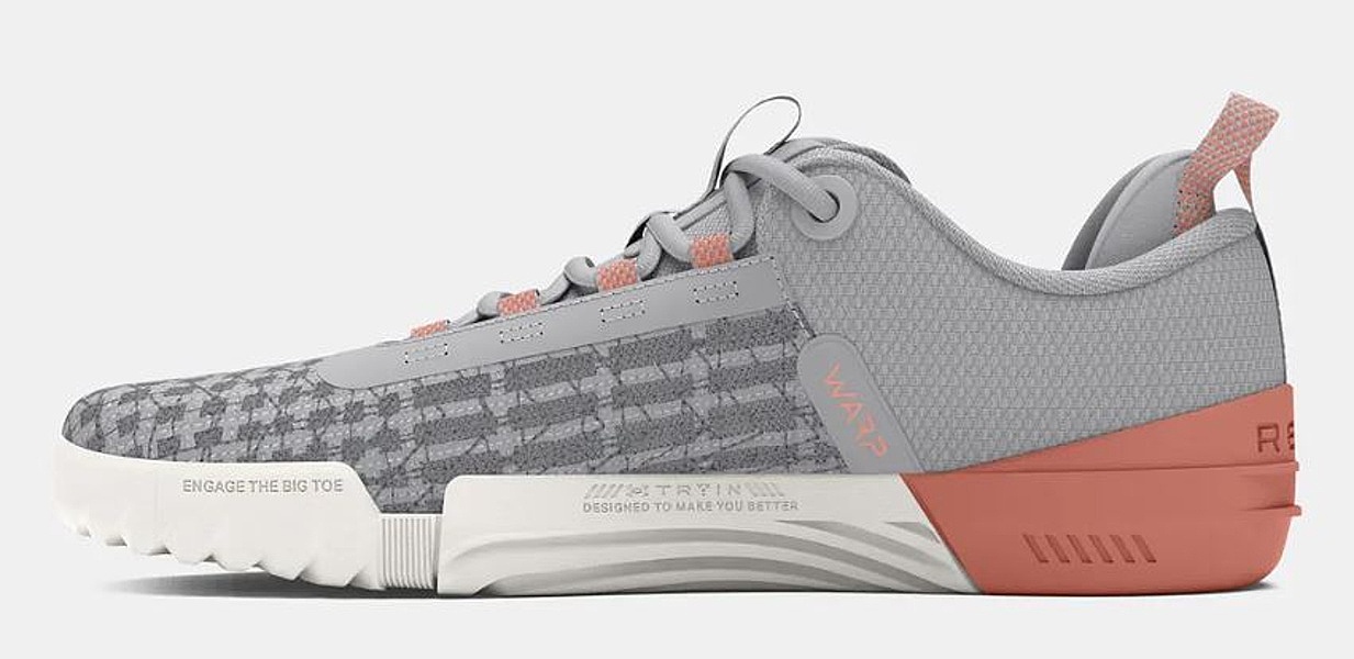 zapatos Under Armour TriBase Reign 6 - Titan Gray/Canyon Pink/Flare Orange - women´s