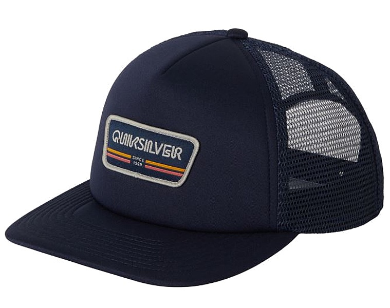 casquette Quiksilver Slab Drifter Trucker - BST0/Blue Nights - men´s
