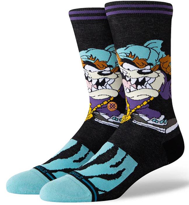 chaussettes Stance Taz Crew - Black