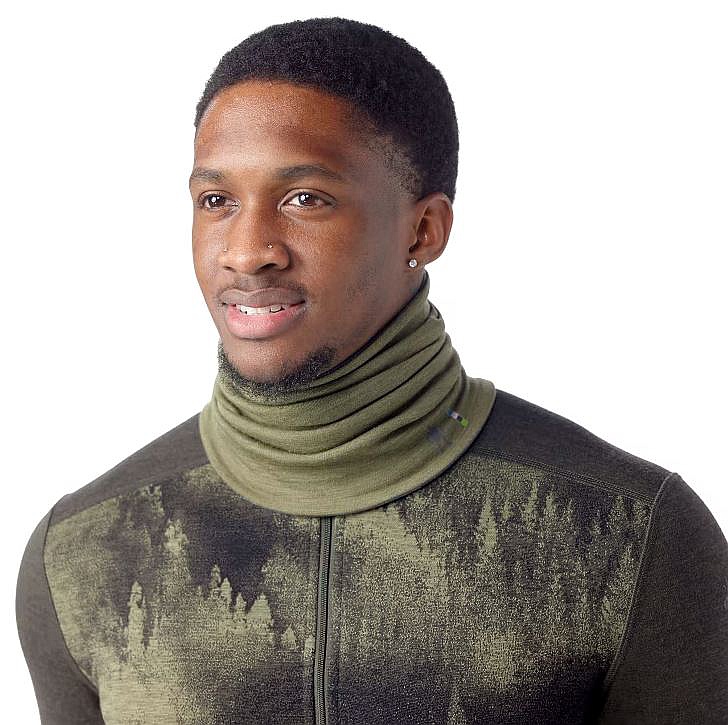 cravate Smartwool Thermal Merino Reversible - Winter Moss/Pewter Blue
