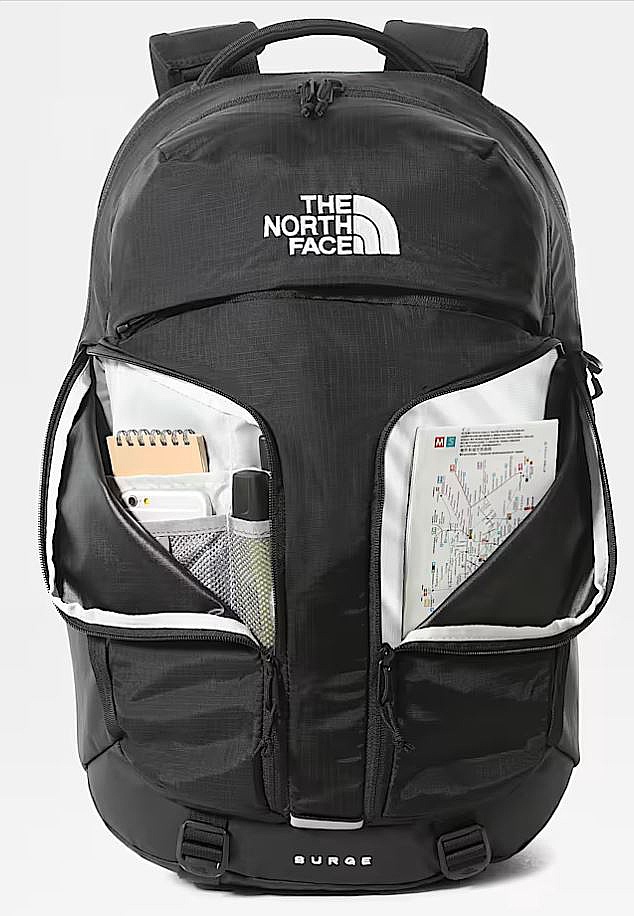 plecak The North Face Surge 31 - TNF Black/TNF Black