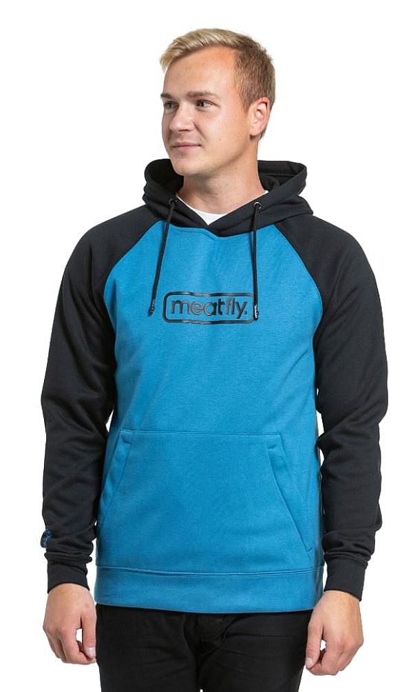 sweat-shirt Meatfly Gravel - Blue/Black - men´s