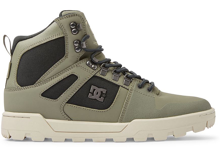 chaussures DC Pure High -Top WR Boot - GKT/Green/Black/White - men´s