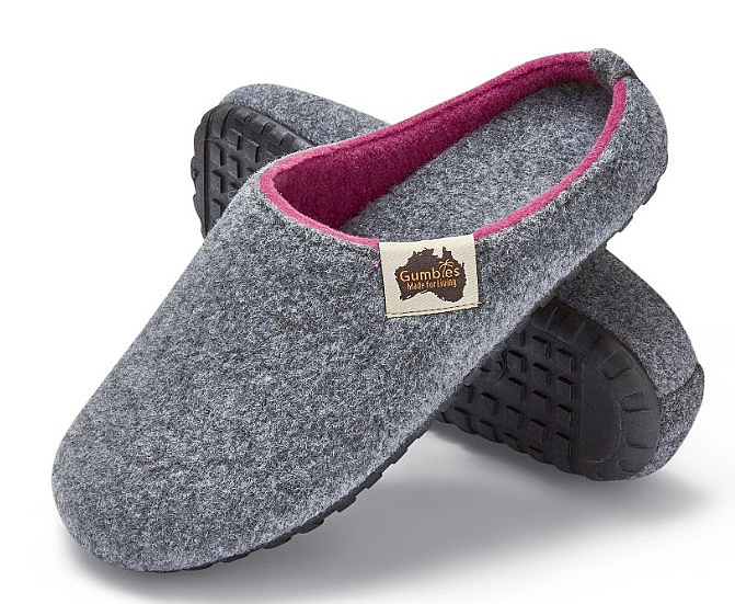 chaussures Gumbies Outback - Grey/Pink
