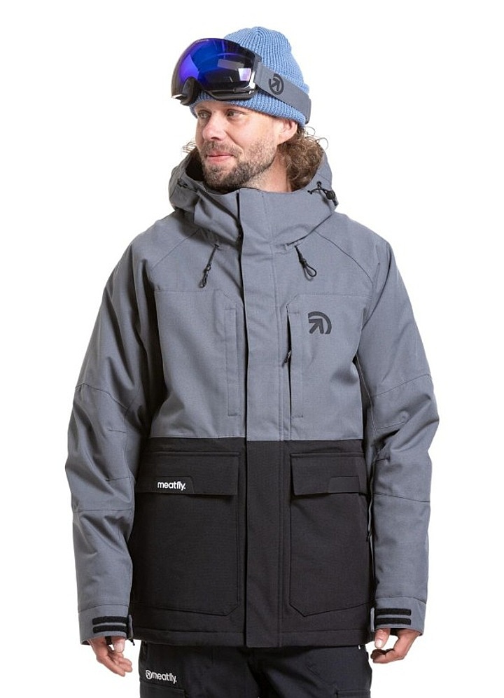 kurtka Meatfly Vertigo - Dark Grey/Black