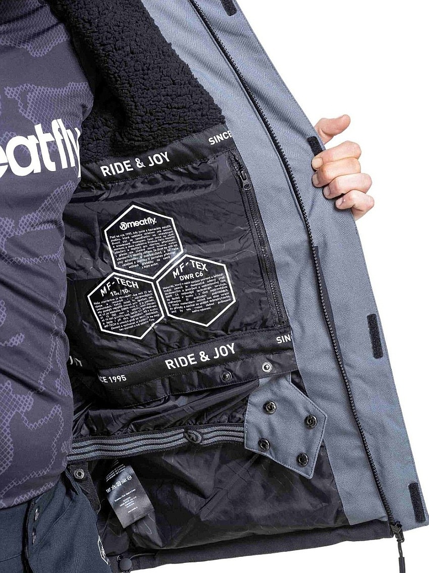 kurtka Meatfly Vertigo - Dark Grey/Black