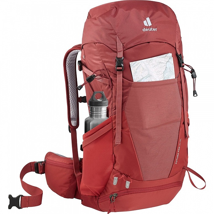 sac à dos Deuter Futura Pro 34 SL - Redwood/Lava - women´s