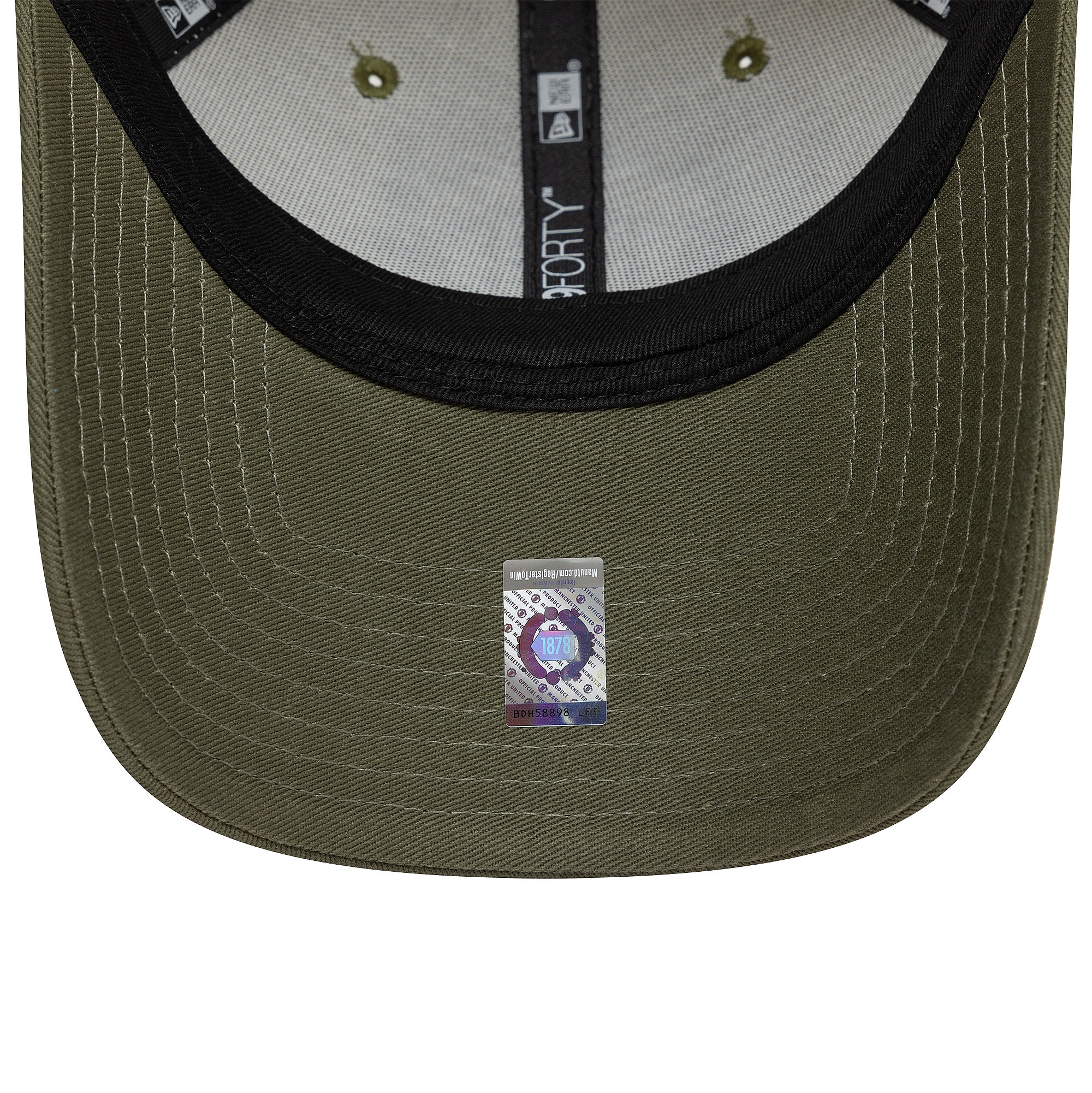 šiltovka New Era 9FO Contrast Visor FC Manchester United - Ivory/New Olive