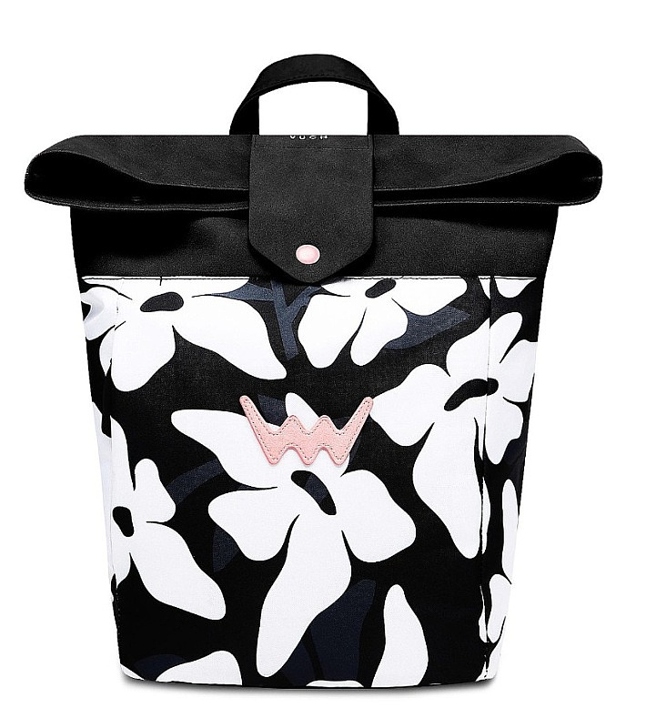 batoh Vuch Dammit Flowers - White
