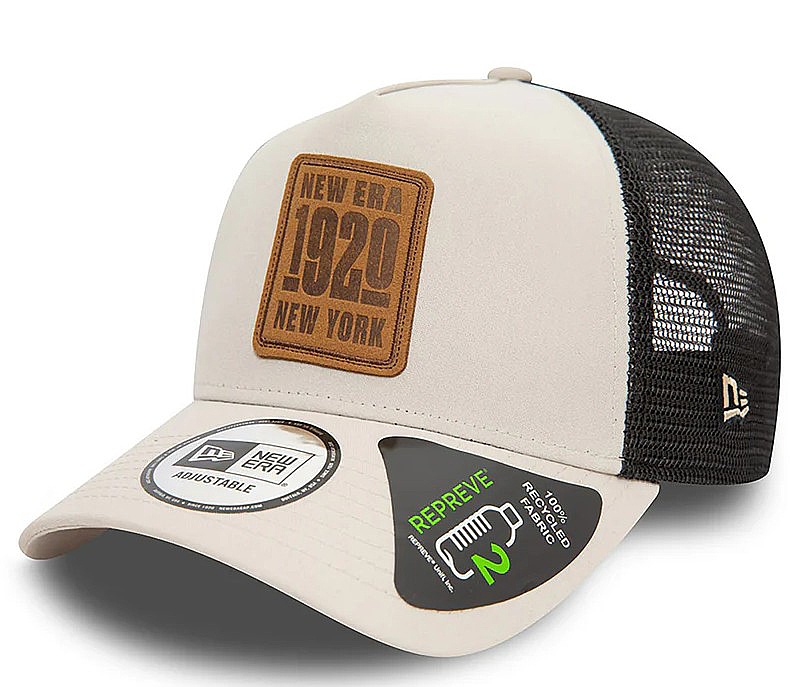 casquette New Era 9FO AF Repreve Trucker Branded - Stone - men´s