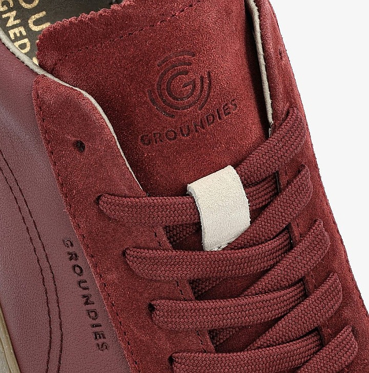 buty Groundies Panama - Wine