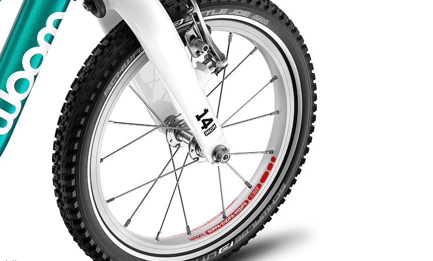 bicykel Woom 2 Go 14" - Metallic Turquoise