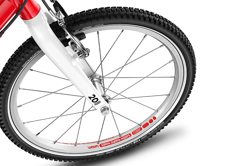bicykel Woom 4 Go 20" - Red