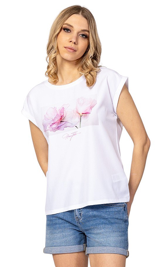 T-shirt Heavy Tools Monas25 - Flowers - women´s