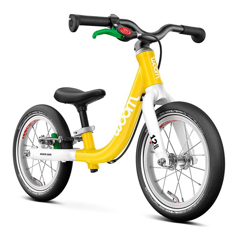 odrážadlo Woom 1 Classic Go 12" - Vibrant Yellow