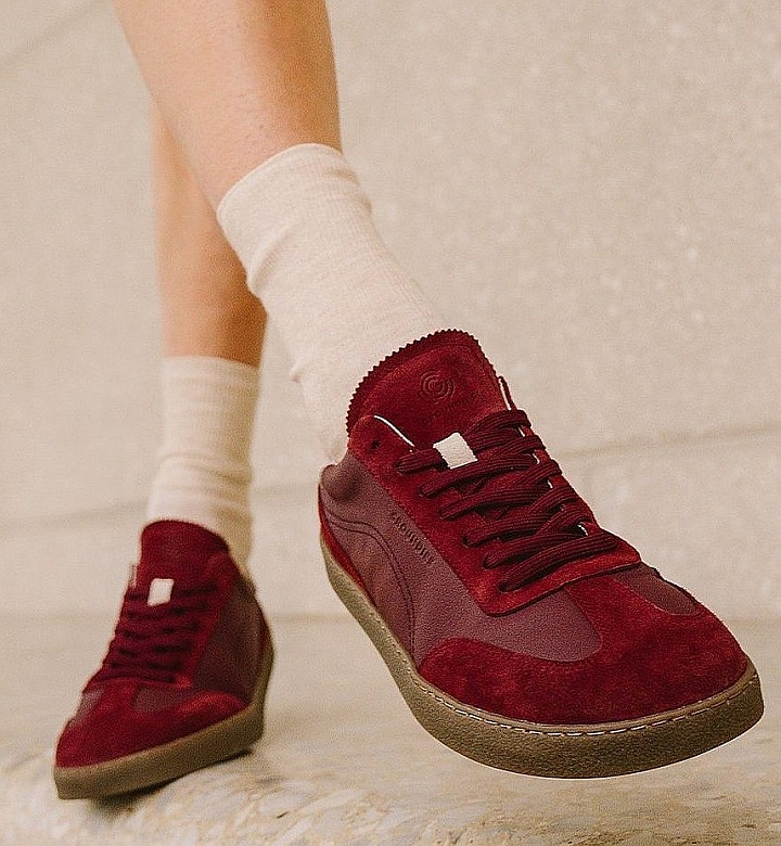 buty Groundies Panama - Wine