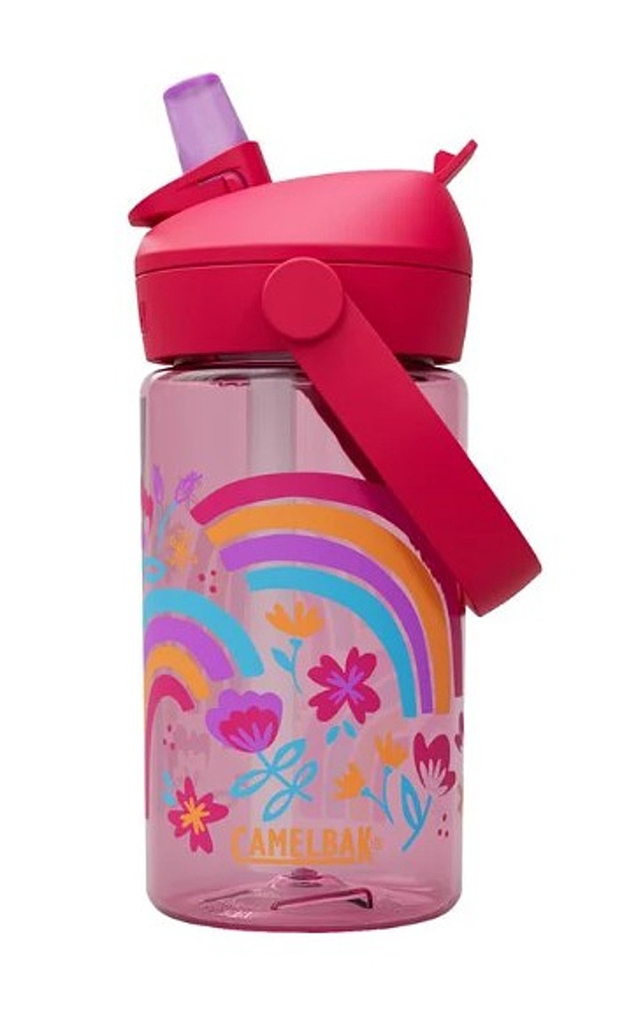 butelka do picia Camelbak Thrive Flip Straw Kids 0.4 - Rainbow Floral