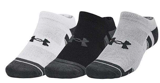 Socken Under Armour Performance Tech No Show 3 Pack - Mod Gray/White/Jet Gray