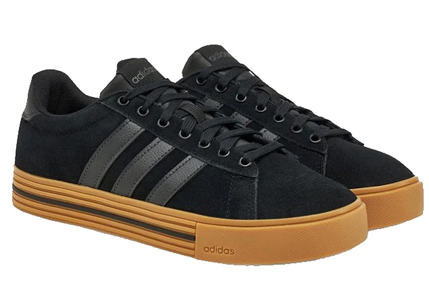 chaussures adidas Performance Daily 4.0 - Black/Carbon/Gum - men´s