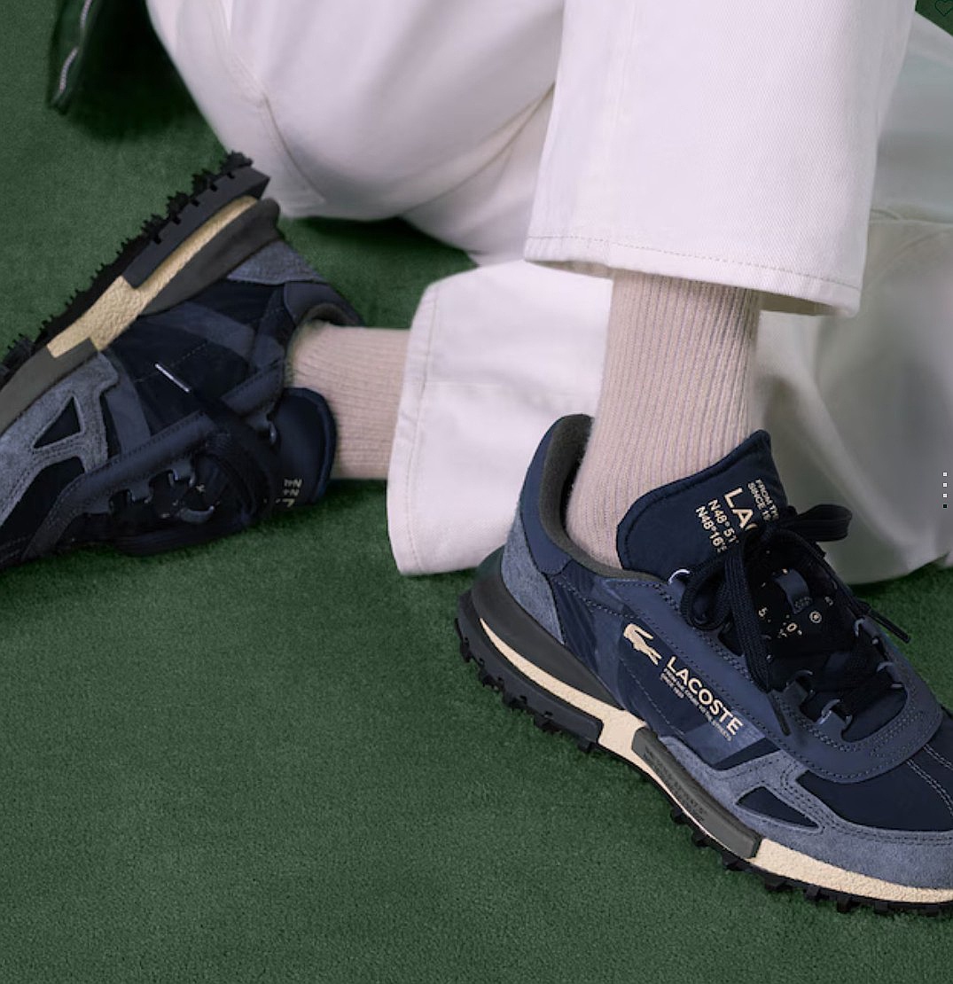 shoes Lacoste Elite Active - Navy/Khaki - men´s