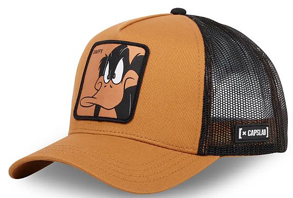 casquette Capslab Looney Tunes Trucker - Daffy Duck/Bronze - men´s