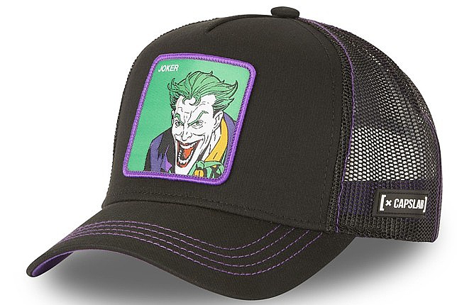 casquette Capslab DC Comics Trucker - Joker/Black - men´s