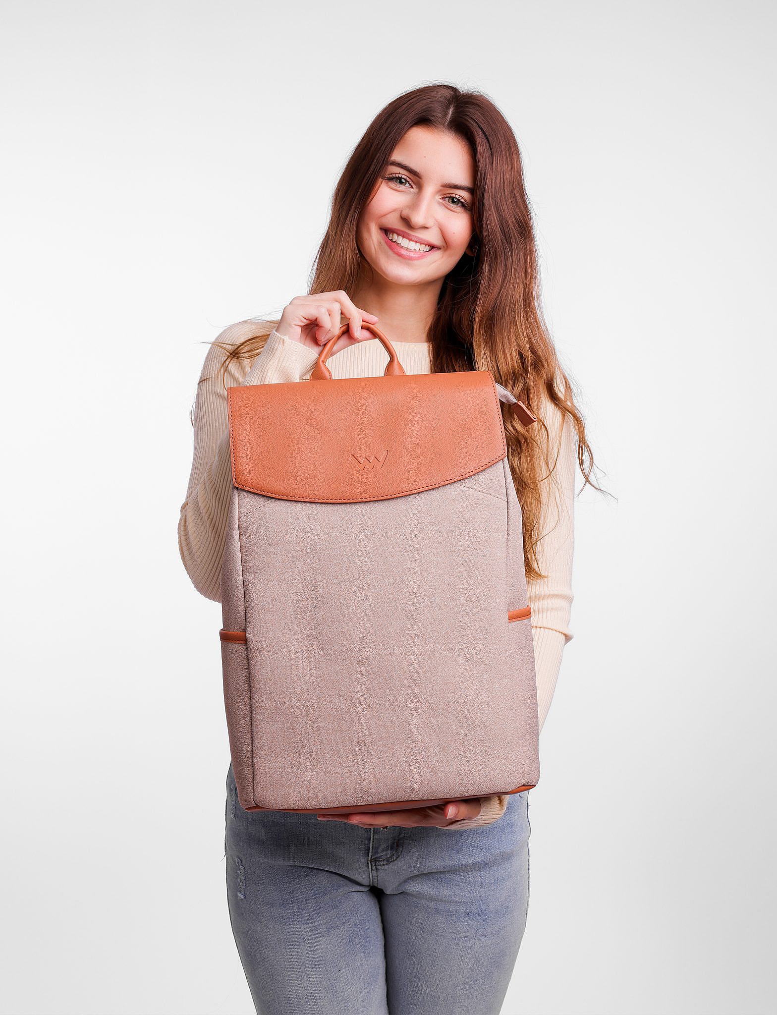 ruksak Vuch Gioia Melange - Brown - women´s