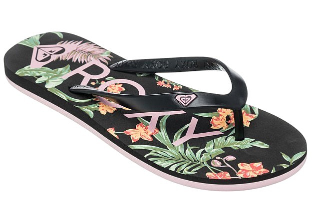 tongs Roxy Tahiti VII - BL0/Black - women´s