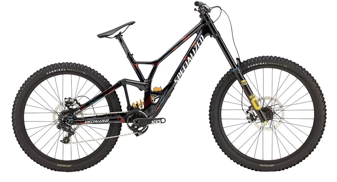 kolo Specialized Demo Race 27.5"/29" TEST - Gloss Obsidian/Brushed/Chameleon Supernova
