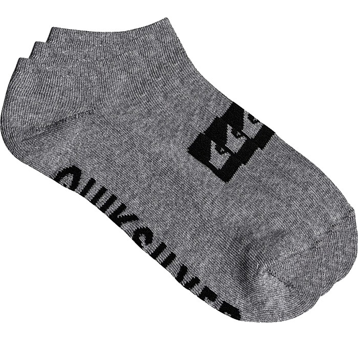 chaussettes Quiksilver Ankle 3 Pack - SGRH/Athletic Heather - men´s