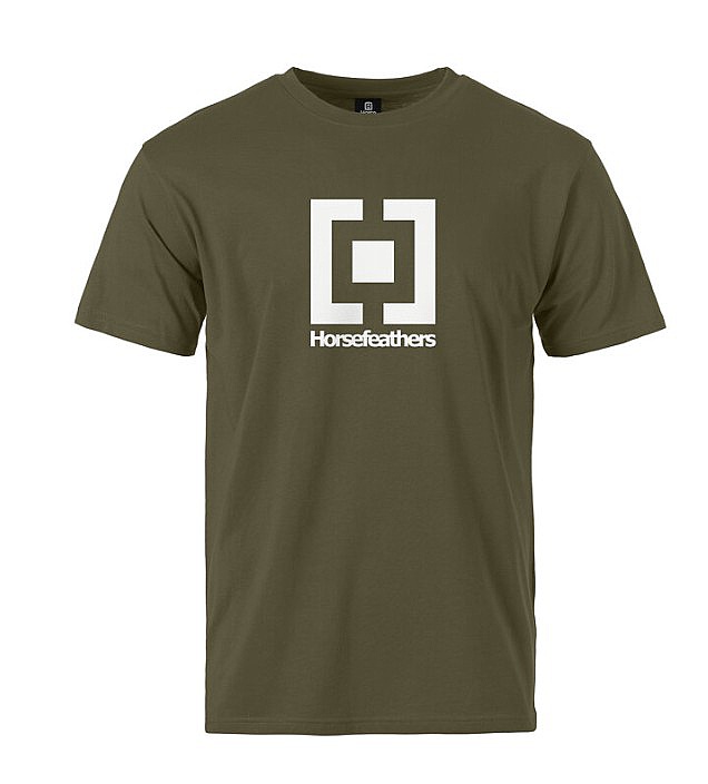 T-shirt Horsefeathers Base - Burnt Olive - men´s