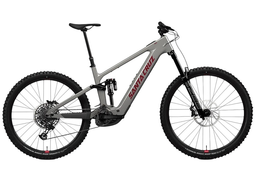 vélo électrique Santa Cruz Vala 1 C MX R CH 27.5"/29" - Gloss Grey