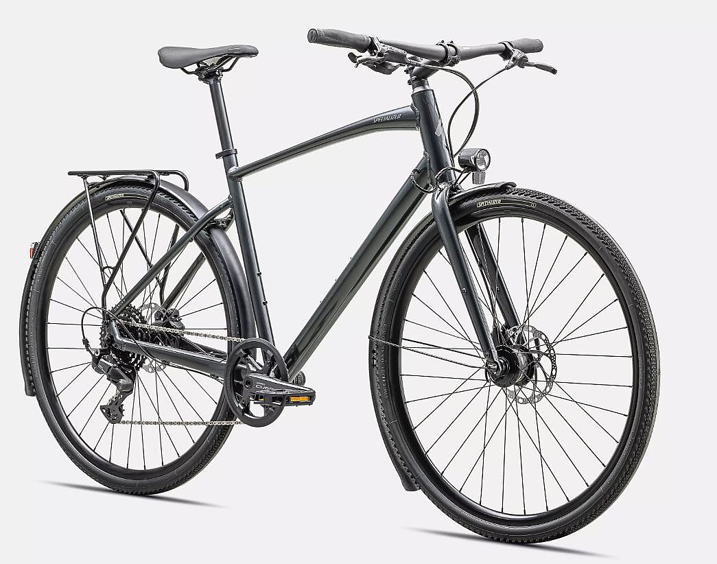 kolo Specialized Sirrus X 2.0 EQ 28" - Gloss Black Liquid Metal/Ashen Grey Reflective